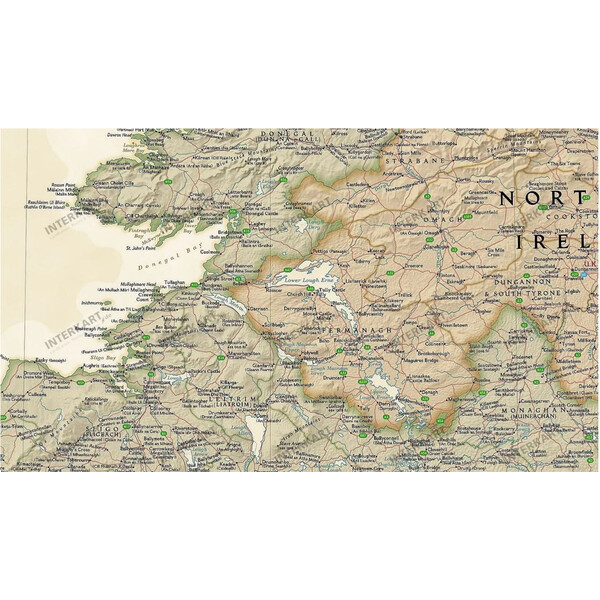 National Geographic Kaart Irland (76 x 91 cm)