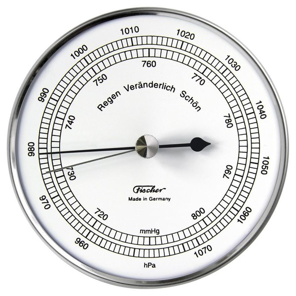 Eschenbach Weerstation Aneroid barometer, roestvrij staal 528201