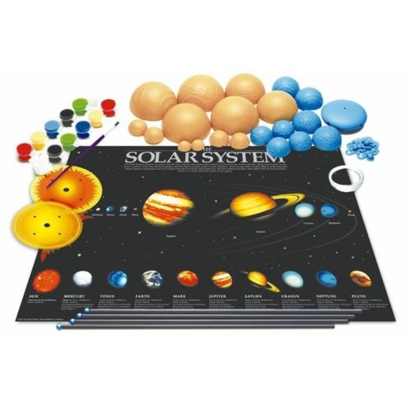 HCM Kinzel mobiele knutselset zonnestelsel 3D, verlicht (Engels)
