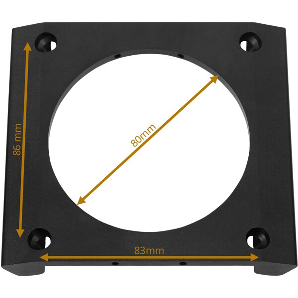 Omegon -adapter, voor 2'' Crayford focuser op Skywatcher tubus