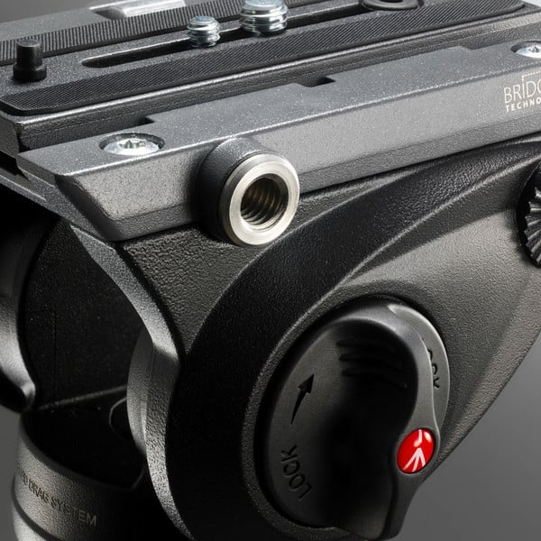 Manfrotto MVH500AH videokop, met vlakke basis