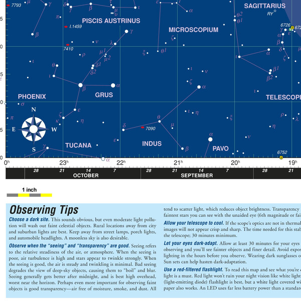 Orion Poster Deep Map 600, vouwkaart (Engels)