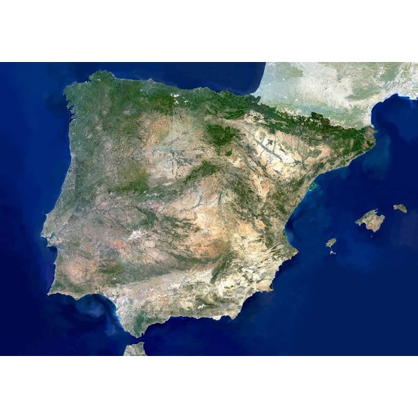 Planet Observer landkaart Spanje