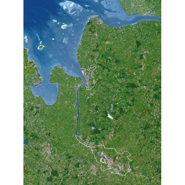 Planet Observer regiokaart Bremen