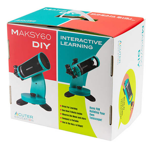 Acuter Maksutov telescoop MC 60/750 MAKSYGO-60 Mini Dobson DIY