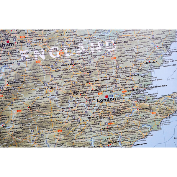 GeoMetro Kaart United Kingdom (100 x 140 cm)