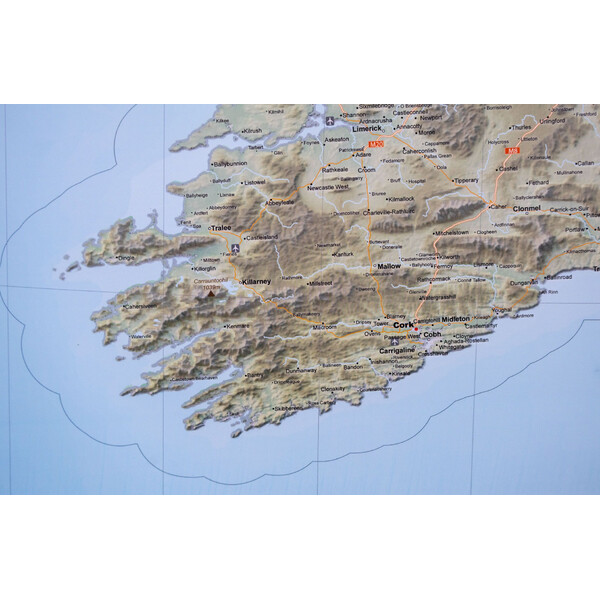 GeoMetro Kaart United Kingdom (100 x 140 cm)