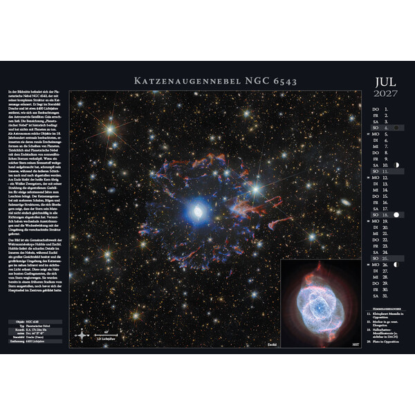 Astronomie-Verlag Weltraum-Kalender 2027