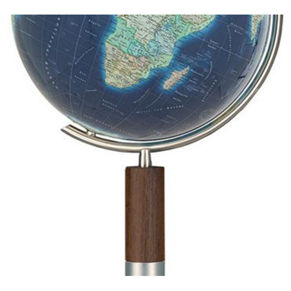 Columbus Staande globe Duo Azzurro Roestvrij staal/Wenger 40cm