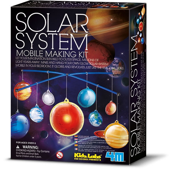 HCM Kinzel Planetarium Glow Zonnestelsel Mobile Maken Kit