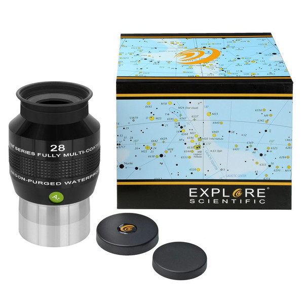 Explore Scientific Oculair 68°, Ar, 28mm, 2"