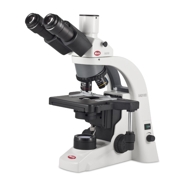 Motic Microscoop BA310E, halogeen, 40x -1000x, infinity, trino