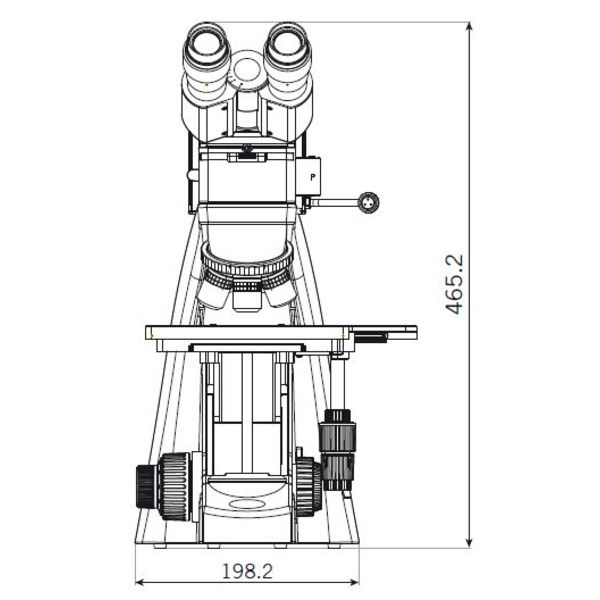 Motic Microscoop BA310 MET, trinoculair