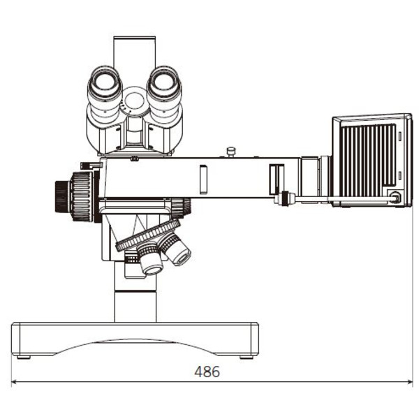 Motic Microscoop BA310 MET-H, trinoculair