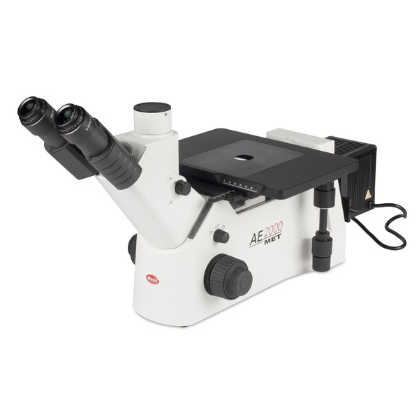 Motic Omgekeerde microscoop AE2000 MET, trino, LM, 50-500x, 100W