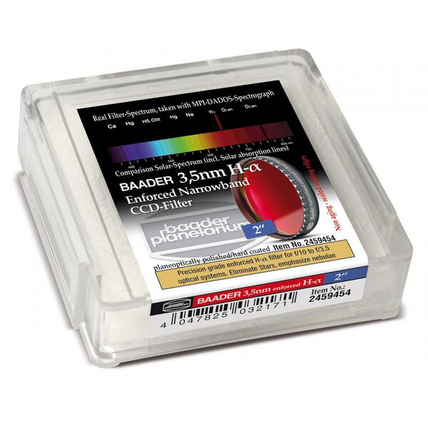 Baader Ultra-Narrowband 3,5nm H-alpha Filters 2".