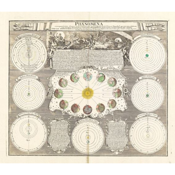 Albireo Coelestis atlas, reproductie van 1742