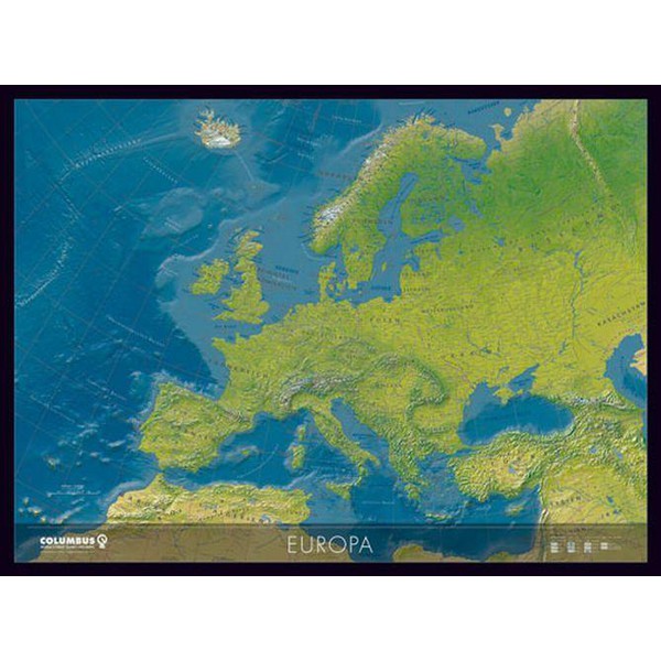 Columbus Continentkaart Europa KK2201EU (Duits)