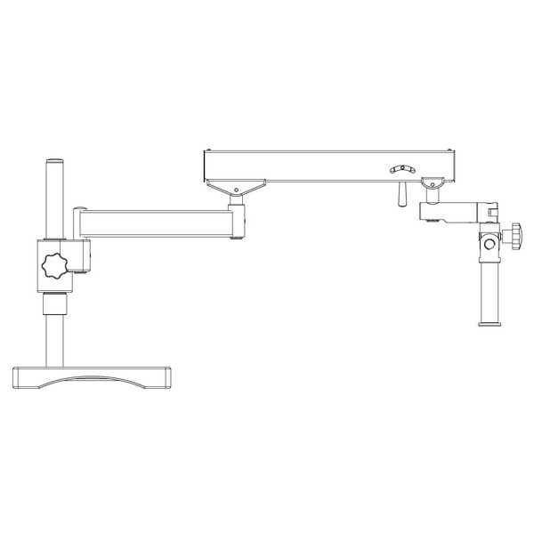 Motic Flexarmstatief (met bodemplaat), kolom Ø 32mm