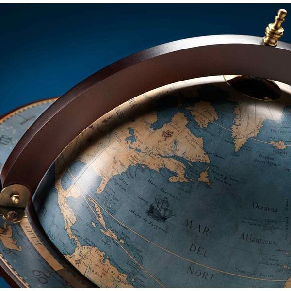 Zoffoli living Staande globe Da Vinci Blu Dust 40cm