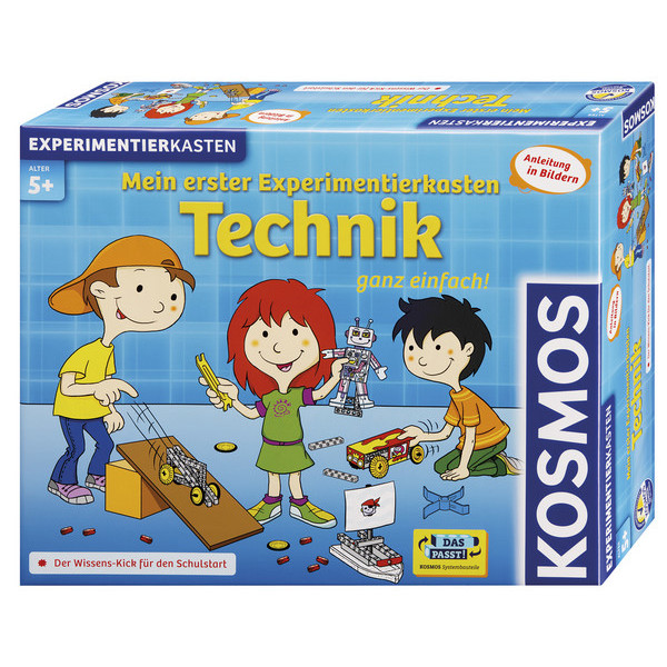 Kosmos Verlag Kosmos uitgeverij, Mijn Eerste Experimenteerdoos - Techniek Heel Eenvoudig! (Duits)