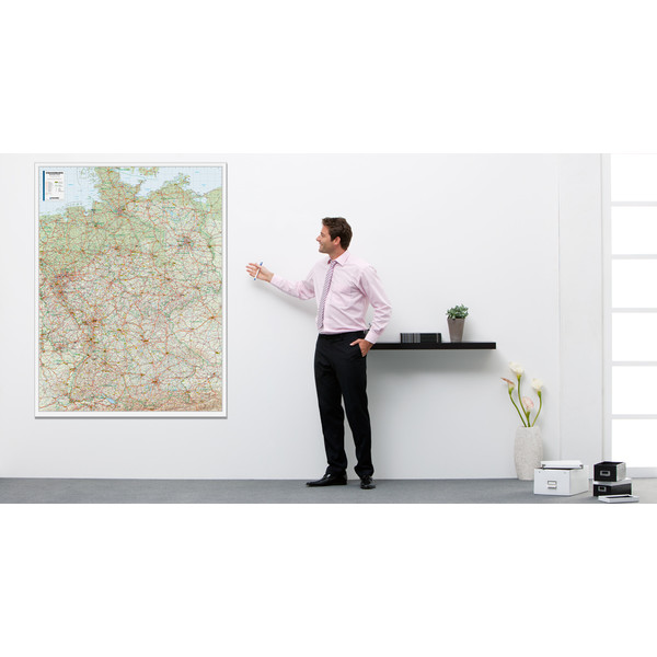 Bacher Verlag Kaart road map Germany 1:500.000 laminated