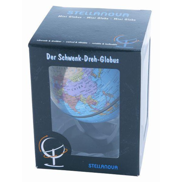 Stellanova Draaibare globe blauw 10cm