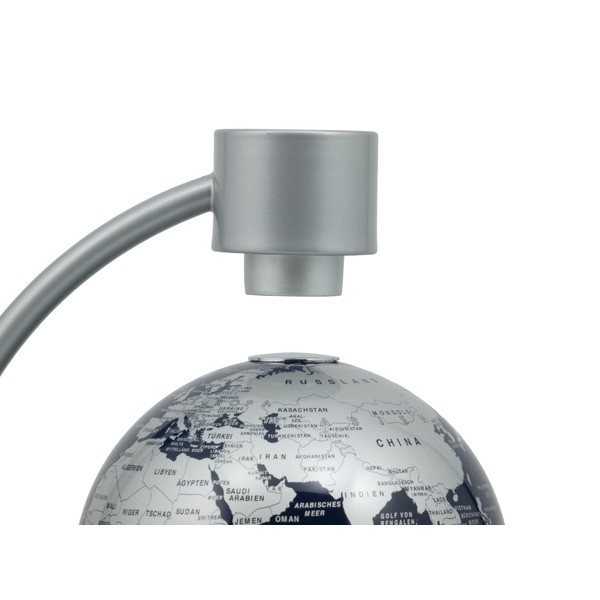 Stellanova 891091 floating globe, metallic silver