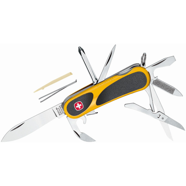 Wenger Messen EvoGrip yellow swiss army knife, 17747