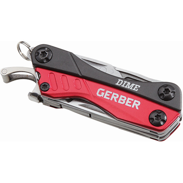 Gerber Mini multitool DIME, grijs-rood