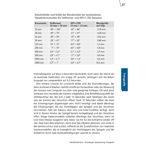 Astronomie-Verlag Mondfinsternisse - Grundlagen, Beobachtung, Fotografie (Duits)