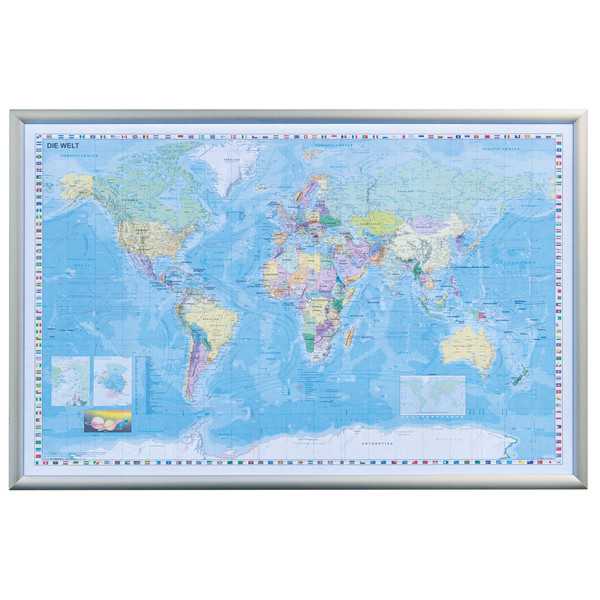 Stiefel Wereldkaart LED-illuminated world map