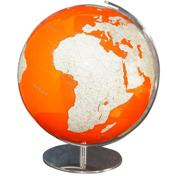 Columbus Globe Artline orange Swarovski Zirkonia 34cm