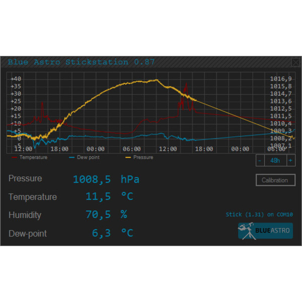 10 Micron BlueAstro USB-weerstation