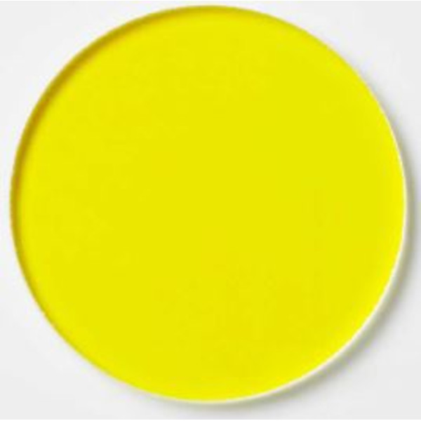 SCHOTT Inlegfilter geel, Ø = 28mm