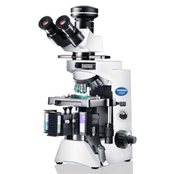 Evident Olympus Microscoop CX41 cytology, halogen, trino 40x,100x, 400x