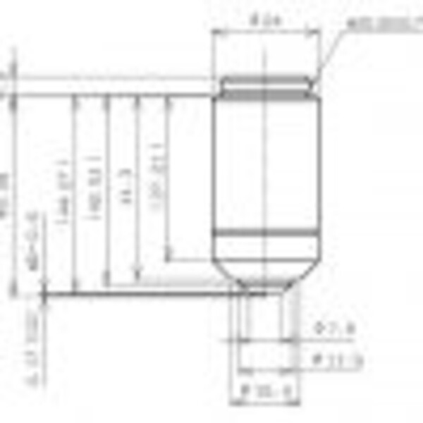 Evident Olympus PLN40X/0,65 plan-achromatisch objectief