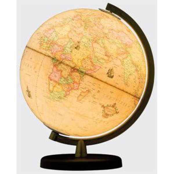 Columbus Renaissance globe, verlicht (Engels) 26cm