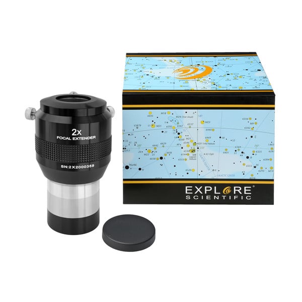 Explore Scientific Barlow lens Brandpuntextender, 2x, 2"