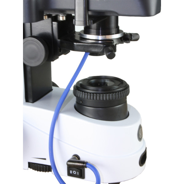 Euromex Microscoop iScope IS.1153-PLi/DFI, DF, trino, infinity, plan, 4x-100x, 100x iris, IOS super contrast oil, spring, LED, 3W