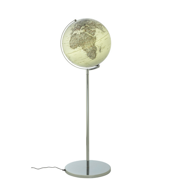 emform Staande globe Sojus Silver 43cm