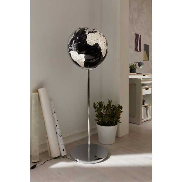 TROIKA Staande globe Sojus Black 43cm