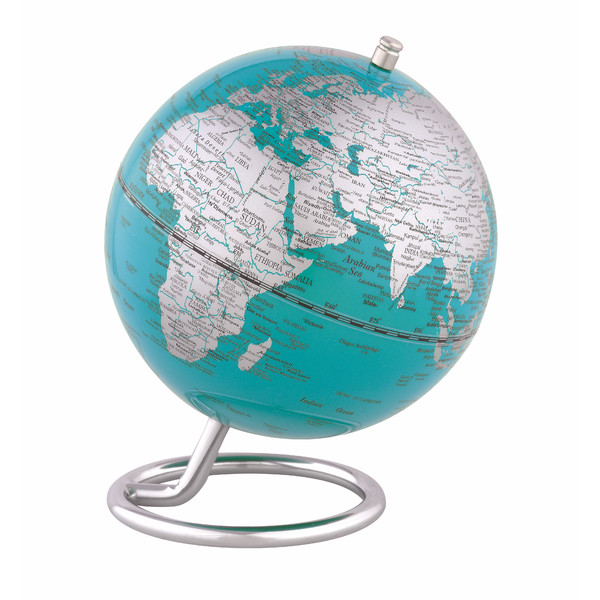 TROIKA Mini globe Galilei Aquamarine 13,5cm