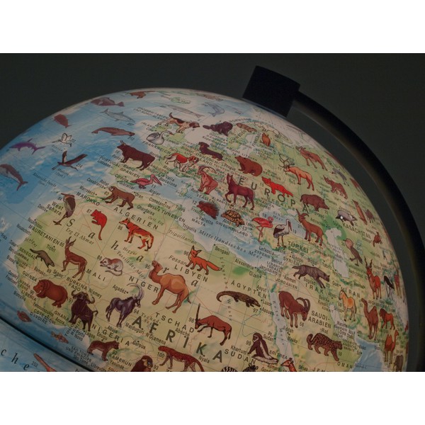 Stellanova Kinderglobe met dierenwoordenlijst 882818, verlicht