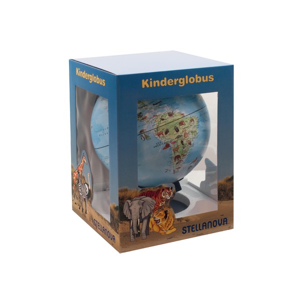 Stellanova Kinderglobe met dierenwoordenlijst 882818, verlicht