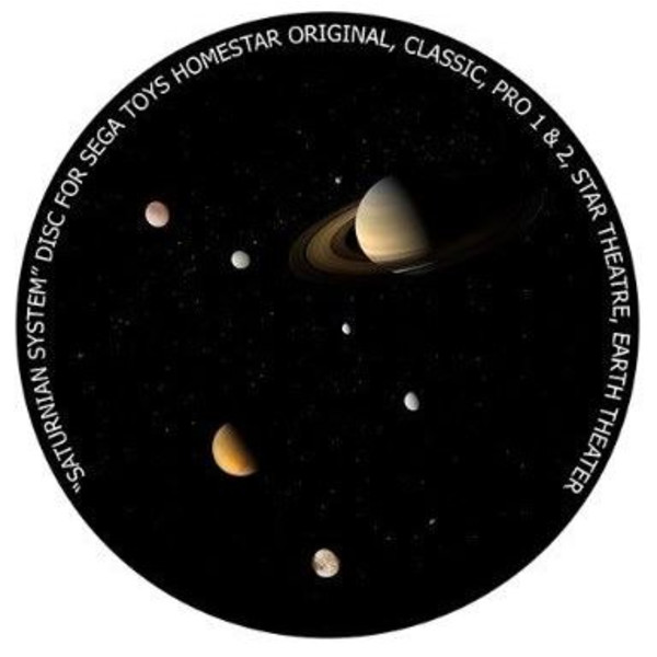 Redmark Projectiedisk, voor het Sega Homestar Pro Planetarium Saturnian System