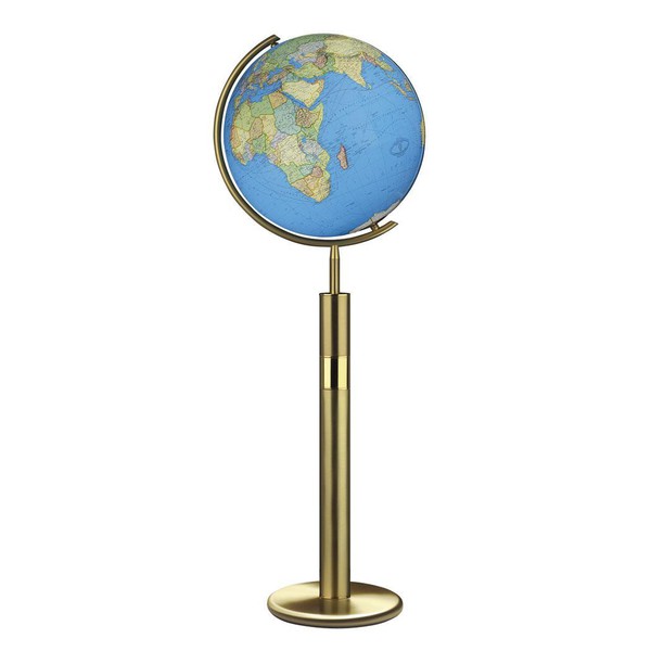 Columbus Staande globe Duo Brass 40cm (French)