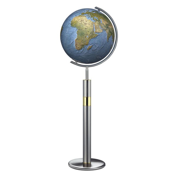 Columbus Staande globe Roestvrij staal Duorama 40cm