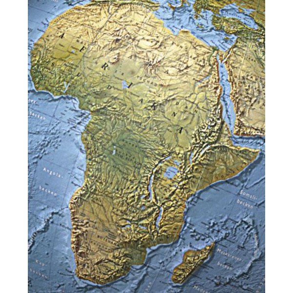 Columbus Staande globe Roestvrij staal Duorama 40cm
