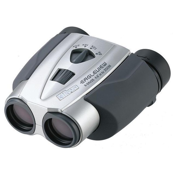 Nikon Zoom verrekijker Eagleview 8-24x25 CF, zilver